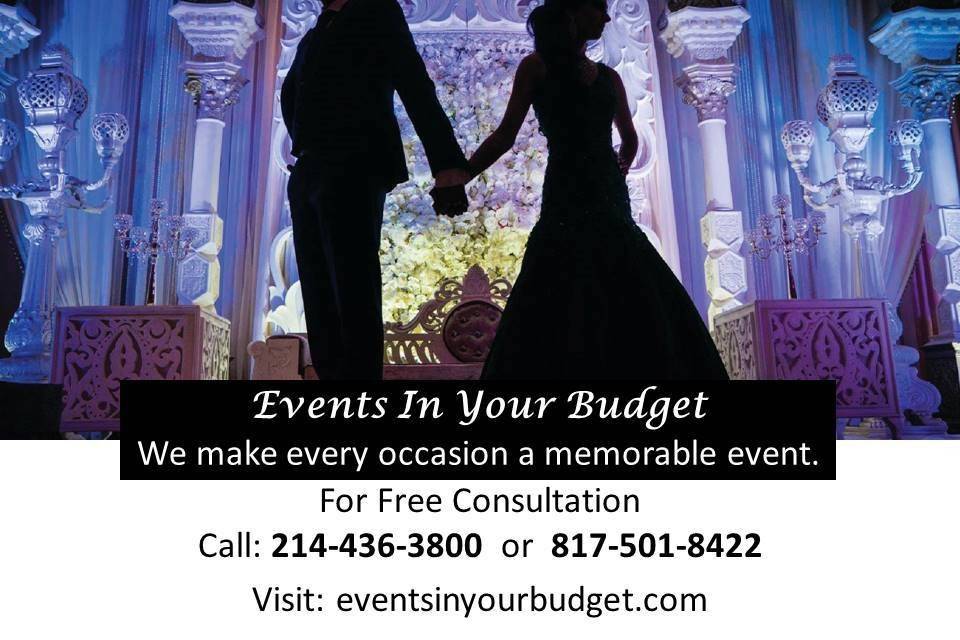 EVENTS IN YOUR BUDGET