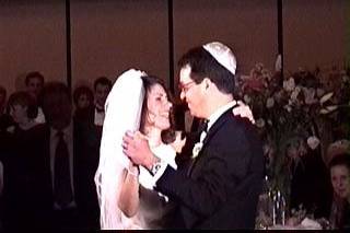 Couple first dance