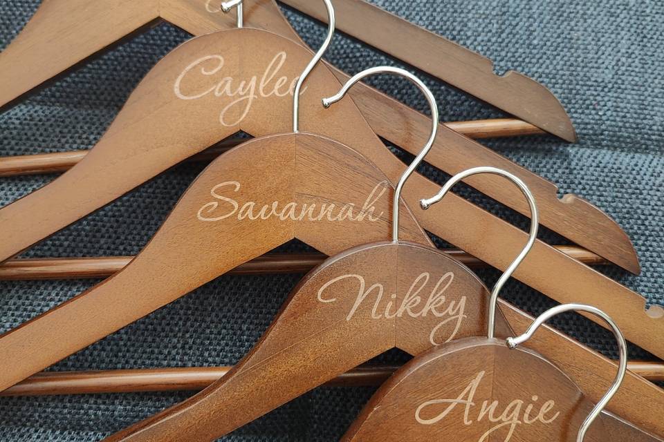 Wood hangers