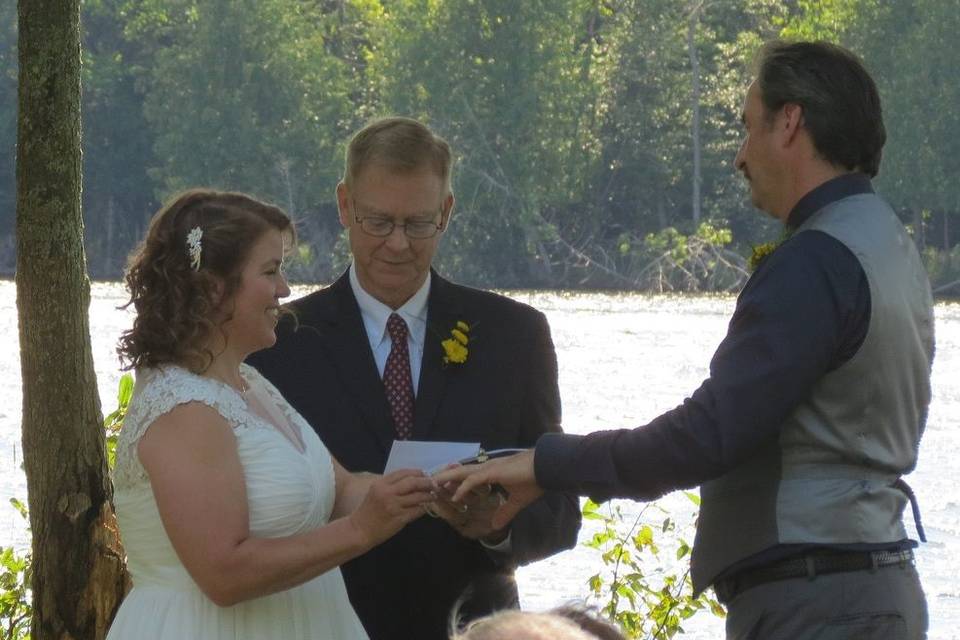 River Wedding