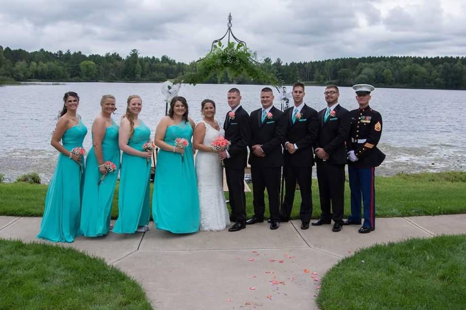 Lake Side Wedding Party