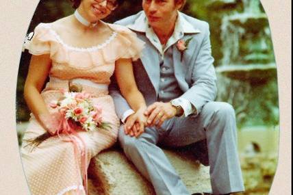 When Sandy married Robert in 1977-a second marriage for each. thirty-five years later we'd do it all over again.