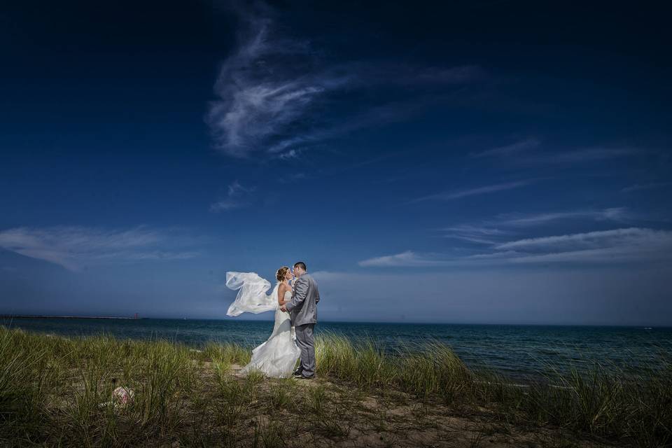 Creative couple portrait