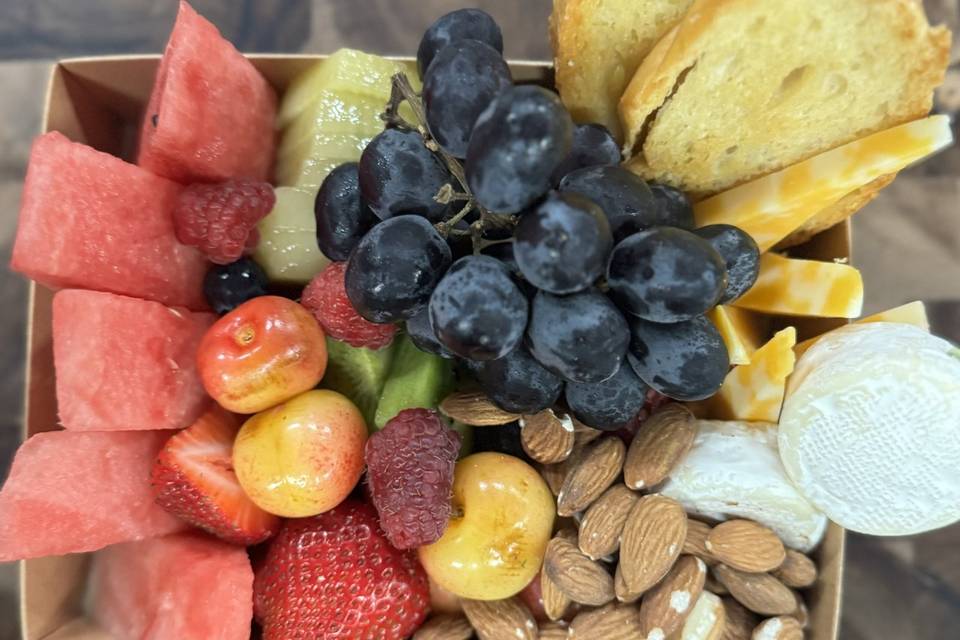 Fruit and cheese