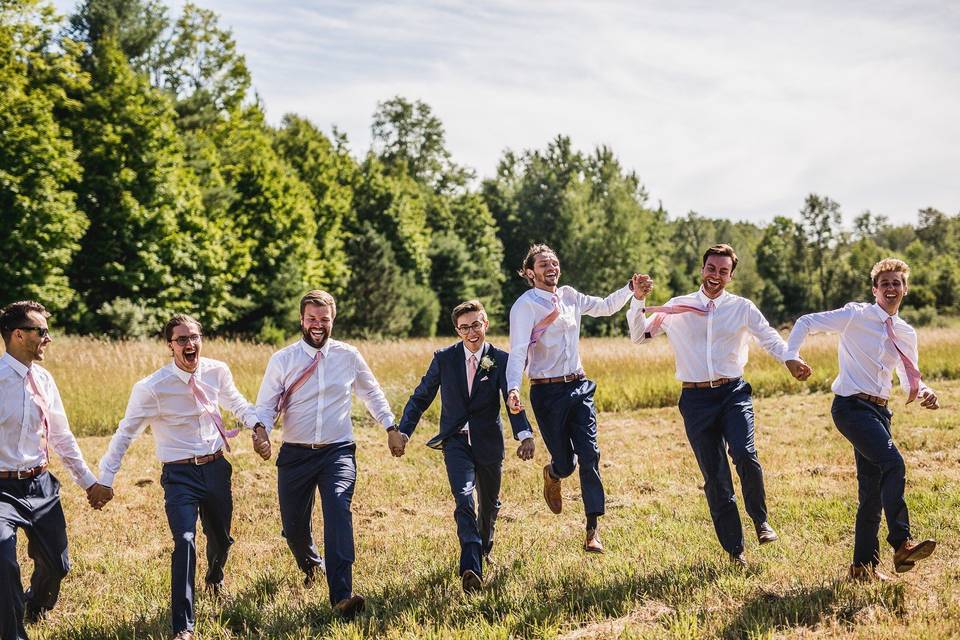 Will + his groomsmen