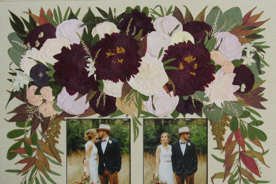 Pressed Wedding Flowers — JamJar Edit