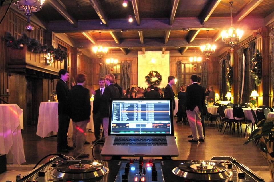 DJ setup