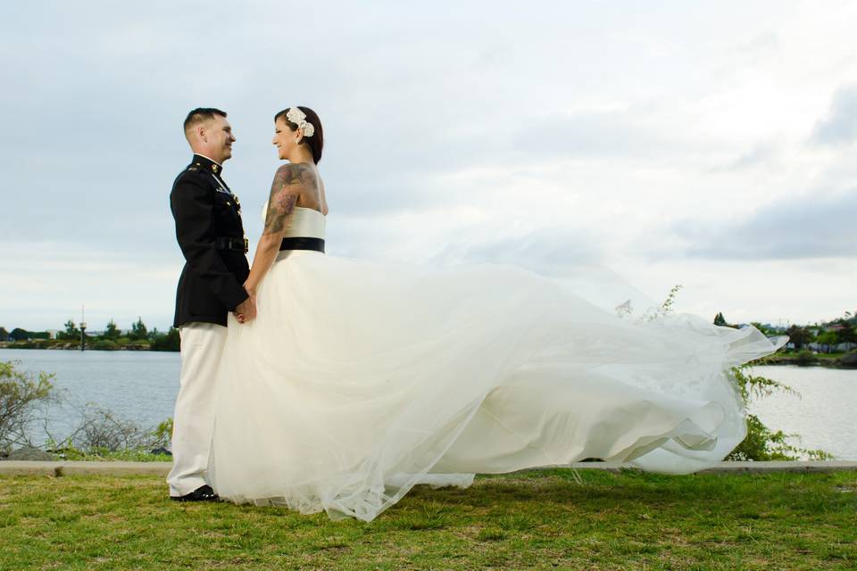 Creative couple portrait