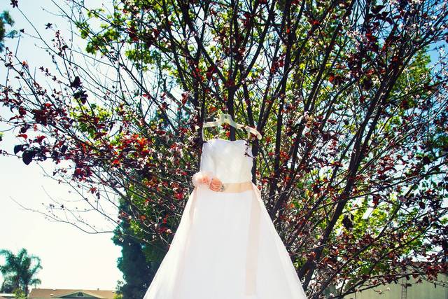 full bride dress shot