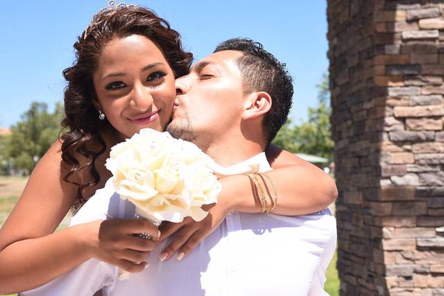 Quinceanera and Brother