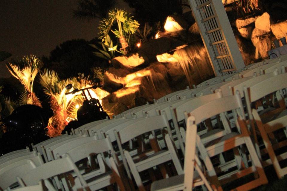 Wedding Venue at Night