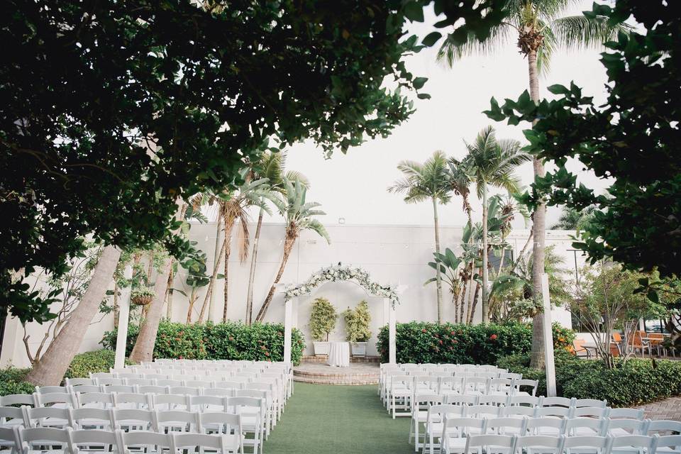 Outdoor ceremony