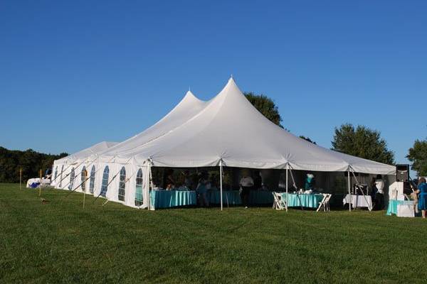 Outdoor reception area