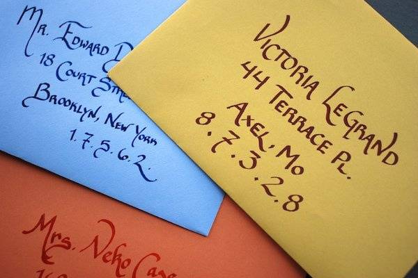 Beautiful, bright invitations