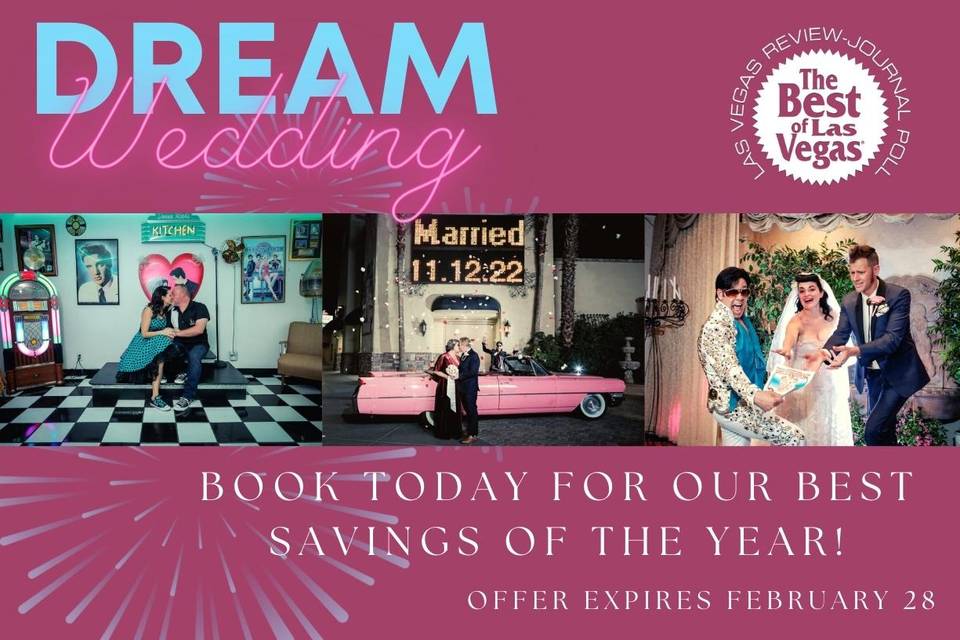 February Dream Wedding special