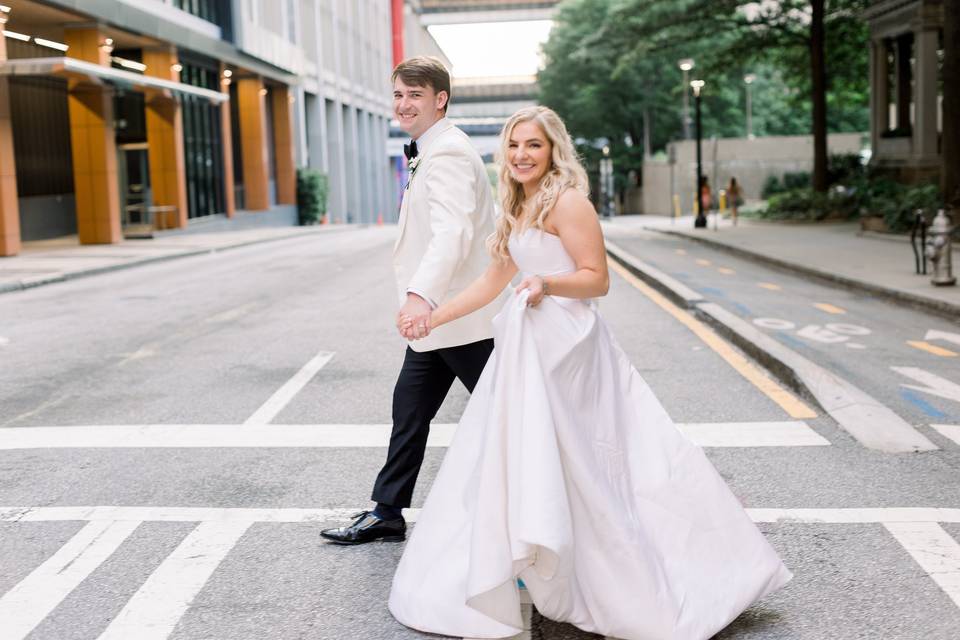 Bride and Groom in Atlanta