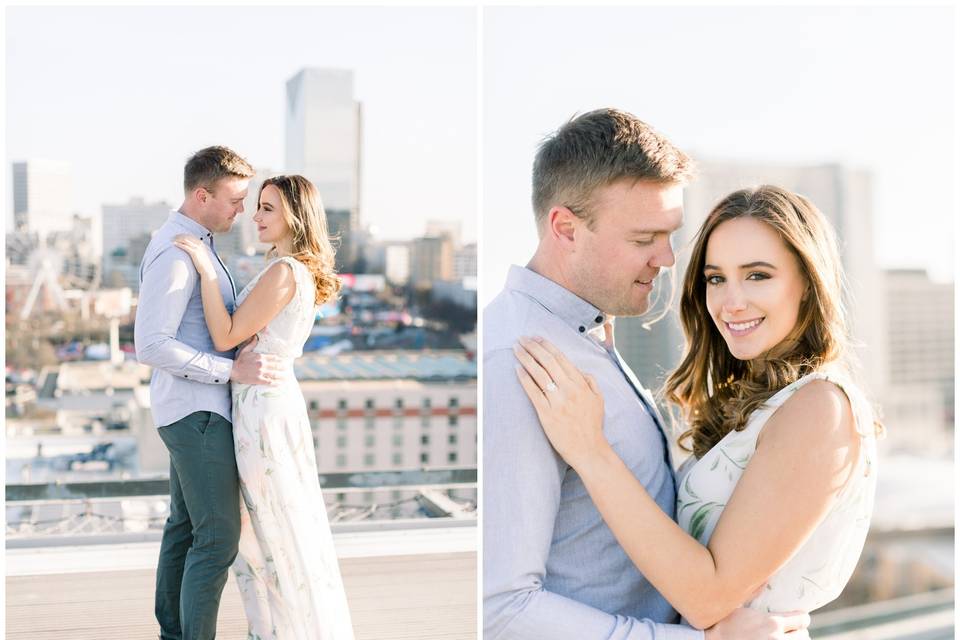 Ventanas Rooftop Engagement