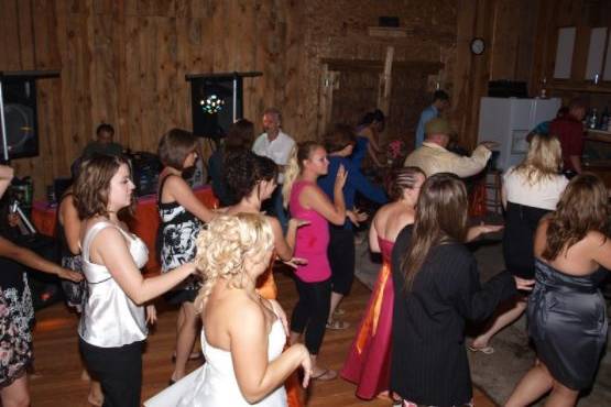 Wedding dance party