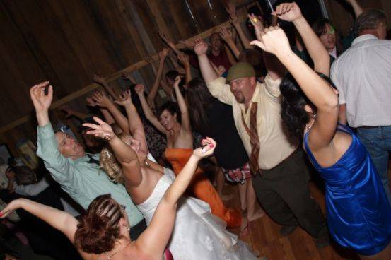 Wedding dance party