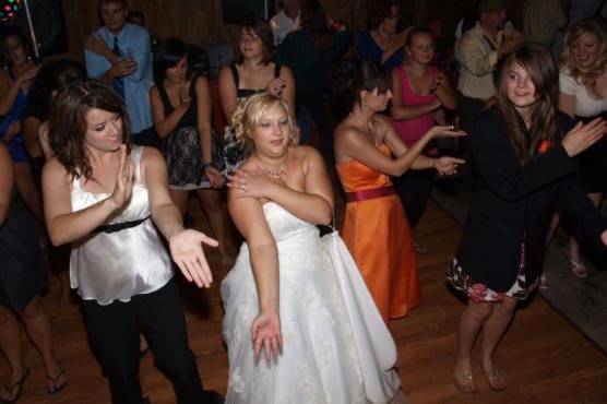 Wedding dance party