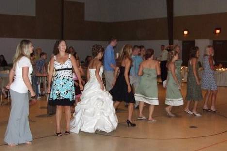 Wedding dance party