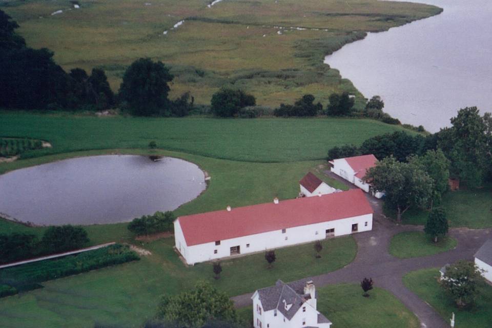 Aerial view of the Eagle Manor