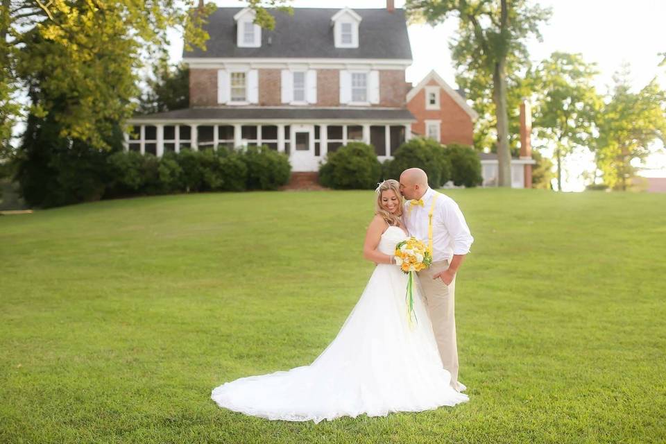 Waterfront wedding ceremony