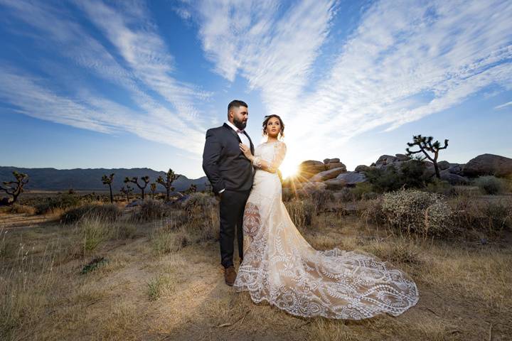 Joshua Tree bridal shoot