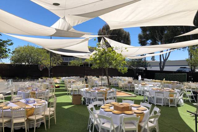 Outdoor Wedding with Stage