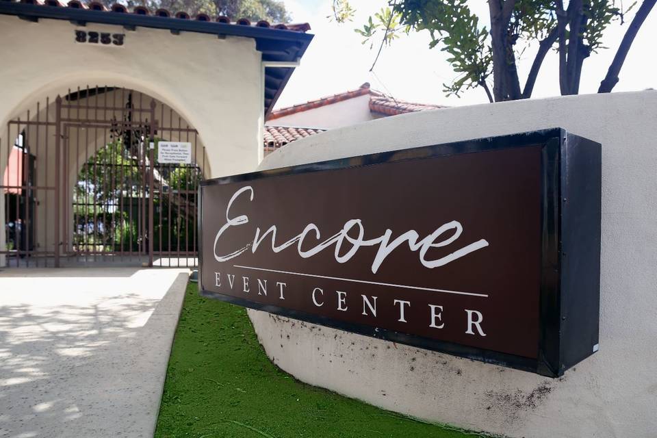 Encore Event Center entrance