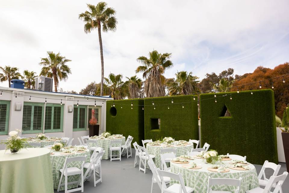 Palm Deck reception