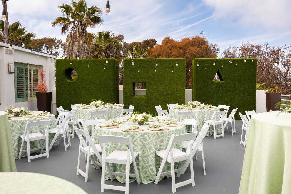 Reception on Palm Deck