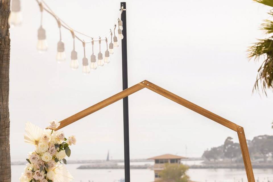 Ceremony with a view