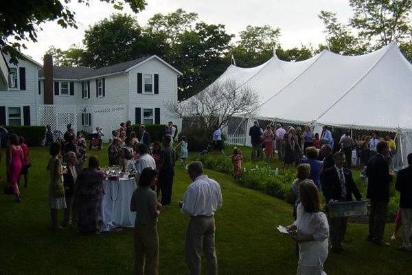 Lawn and tented reception