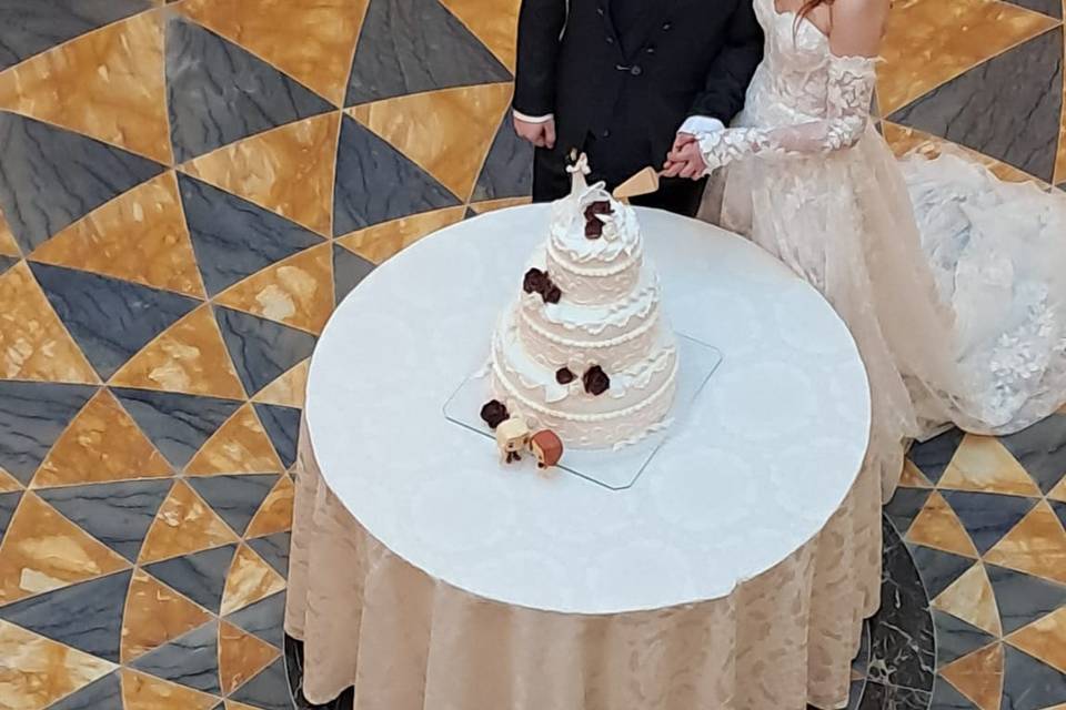 Wedding Cake Cutting Celebrati
