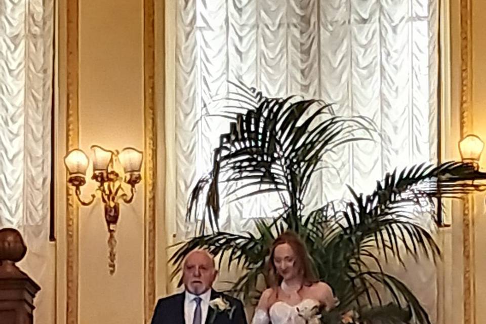 Elegant Bridal Entrance at Reg