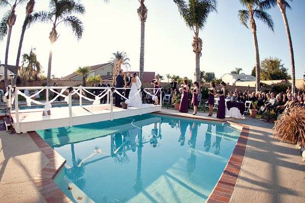 Kaitlin + ChasenInland Empire • Chino, CABackyard beautiful wedding