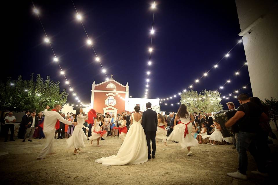 Outdoor dance floor