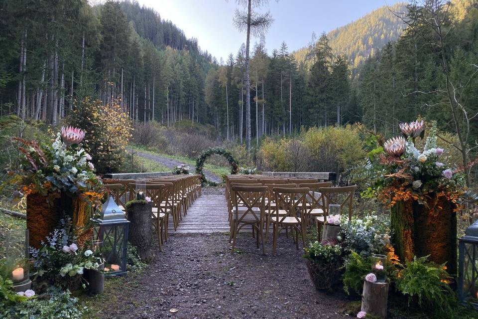 Outdoor Wedding ceremony