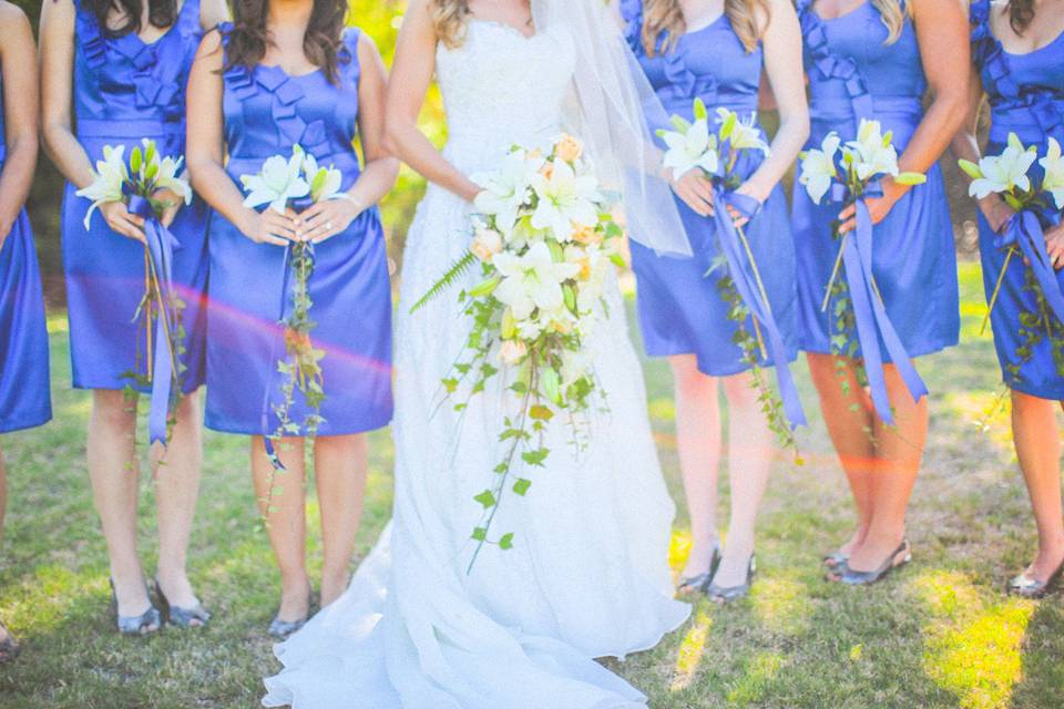 Bridal party bouquet