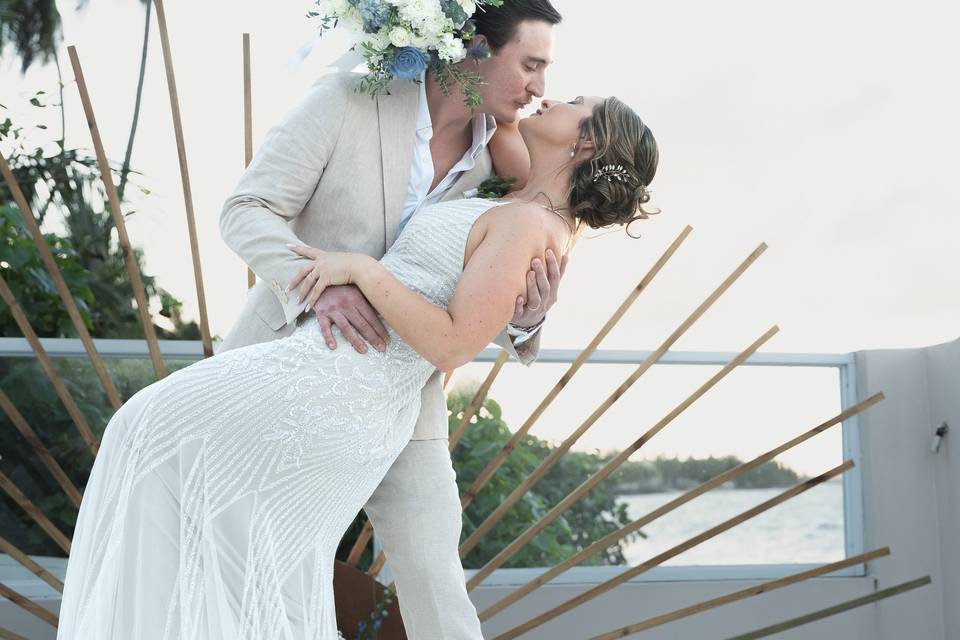 Airbnb Wedding by the Beach