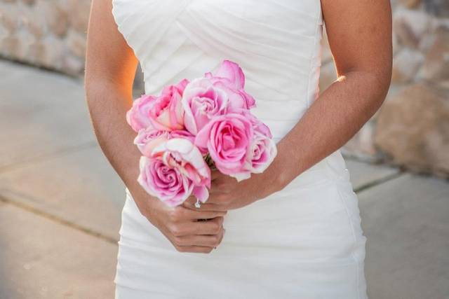 Smiling bride