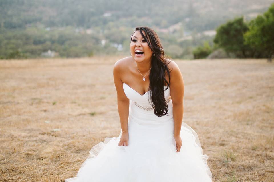 Putting on the Dress