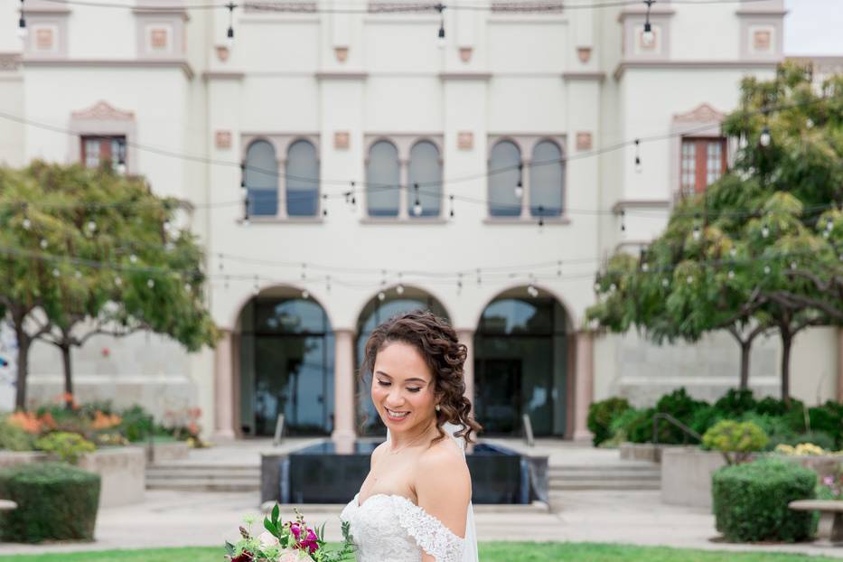 San Diego University bride