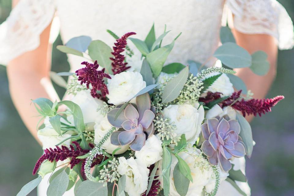 Orange County bridal flowers