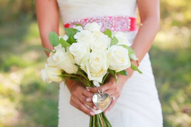 White flowers