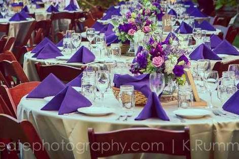 Stunning flowers for the bride and grooms guests to enjoy.