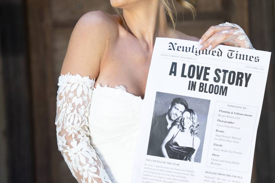 Wedding newspapers
