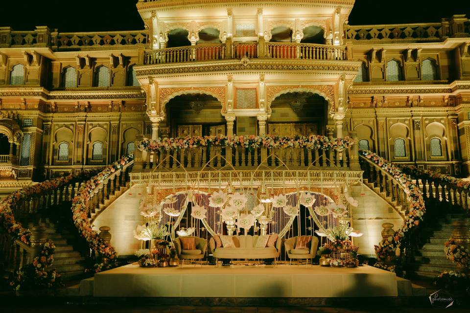 Reception decor