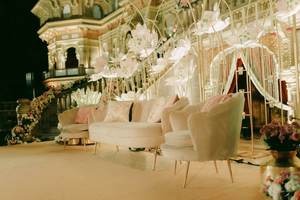 Reception decor